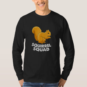 Camiseta Esquilo Quadrado de Equipe de Esquilo