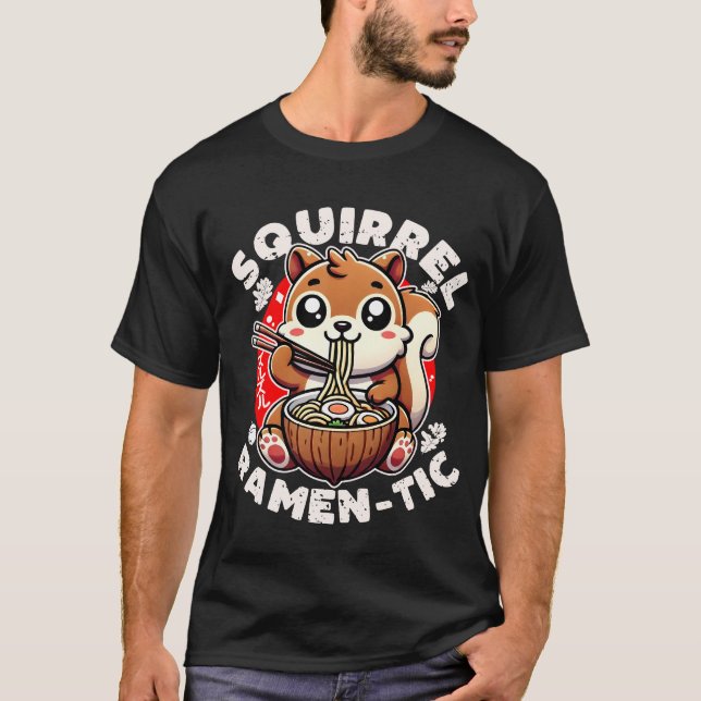 Camiseta Esquilo Ramen-tic (Frente)