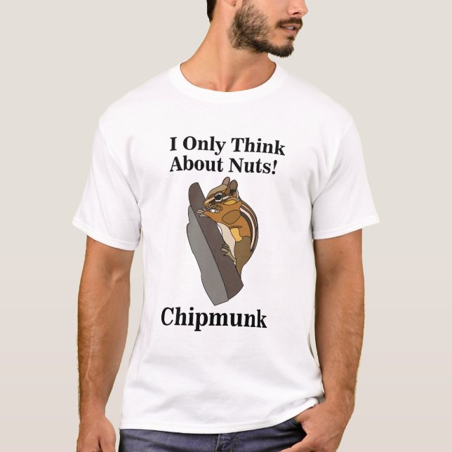 Camiseta  Esquilo Roedor Engraçado (Frente)