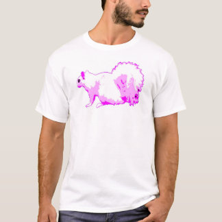 Camiseta esquilo roxo