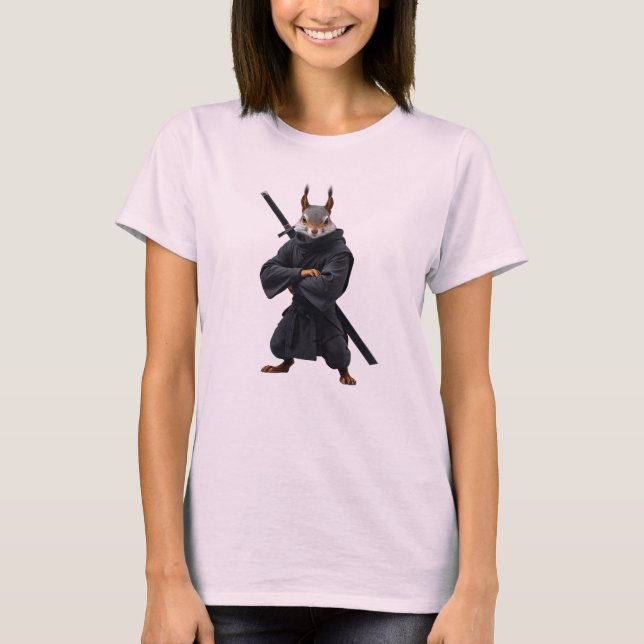 Camiseta Esquilo Samurai (Frente)
