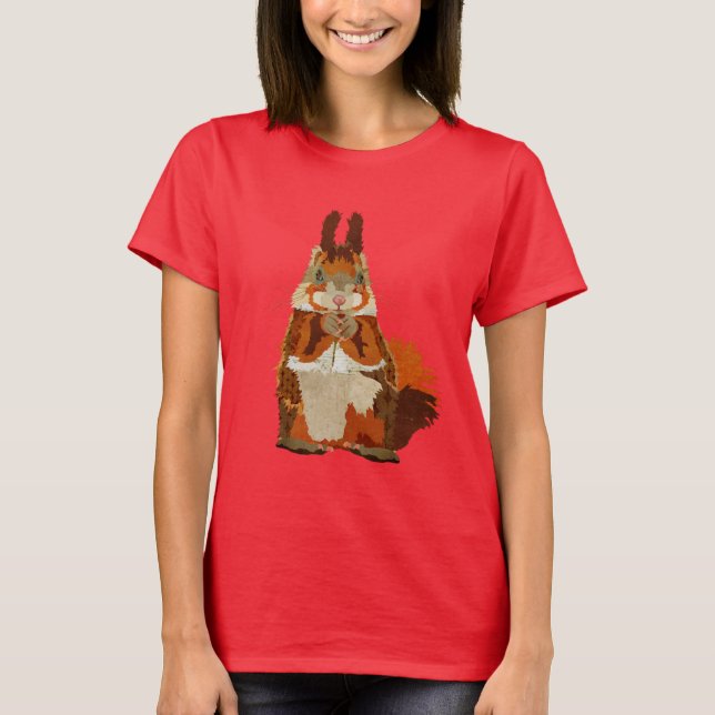 Camiseta Esquilo Vermelho (Frente)
