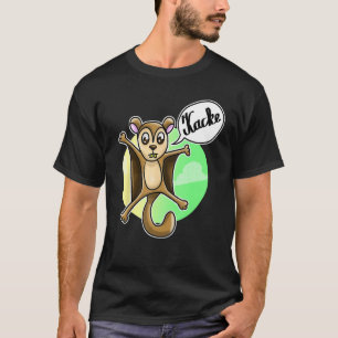 Camiseta Esquilo voador xingando cachorrinho de esquilo xin