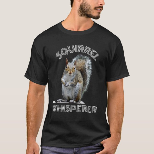 Camiseta Esquilo Whisperer Legal Esquilo Sarcástico (Frente)