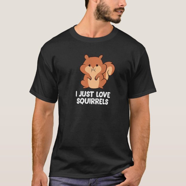 Camiseta Esquilos, adoro esquilos (Frente)