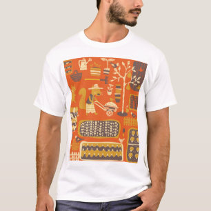 Camiseta Esquilos de Jardim: Cena de Animais Whimsical