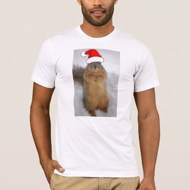 Camiseta Esquilos de Natal (Frente)
