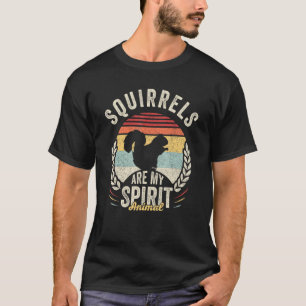 Camiseta Esquilos De Retro Vintage São O Meu Espiro De Anim