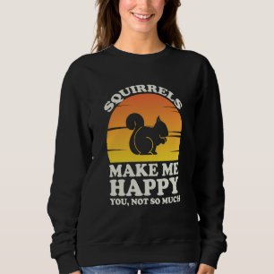 Camiseta Esquilos Me Tornam Feliz Roupas De Esquilo Esquilo