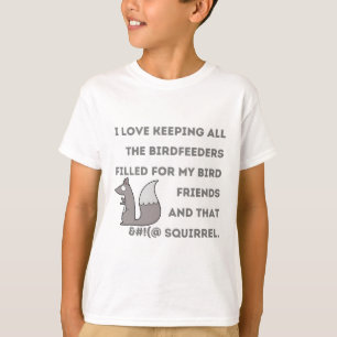 Camiseta Esquilos nas aves