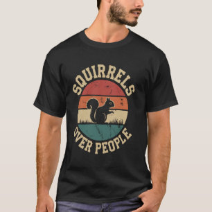 Camiseta Esquilos Sobre as Pessoas Esquilo Engraçado Animal