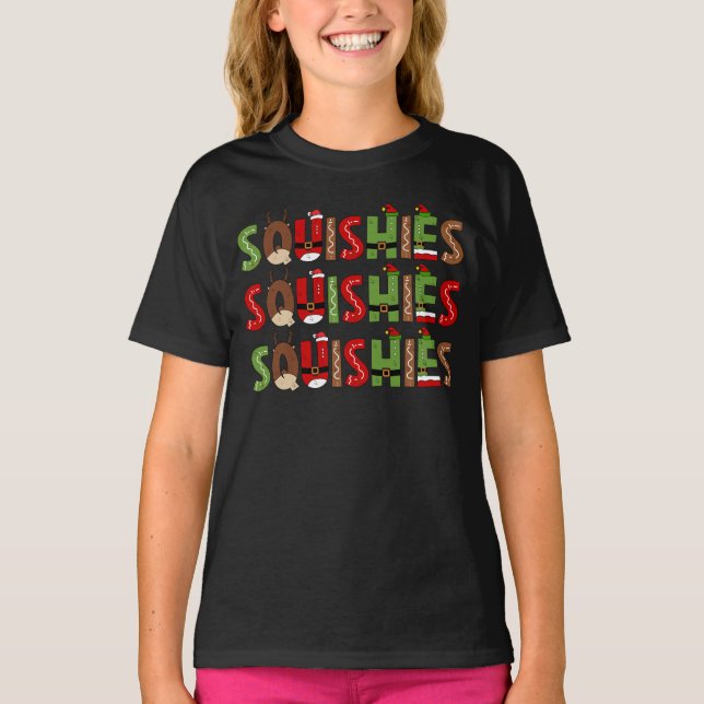 Camiseta Esquis de Natal (Frente)