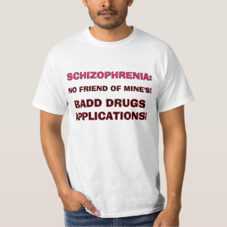 CAMISETA ESQUIZOFRENIA REMÉDIOS RUINS