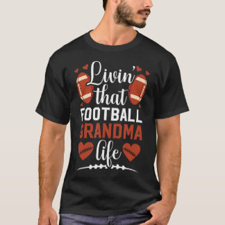 Camiseta Essa Avó de Futebol Vida Jogador de Futebol Avó