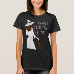 Camiseta Essa Bruxa Vai Casar Bachelorette do Halloween
