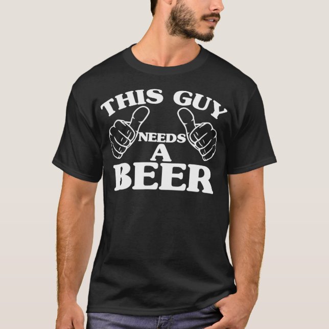 CAMISETA ESSA CARA PRECISA DE UM AMOR DE CERVEJA (Frente)