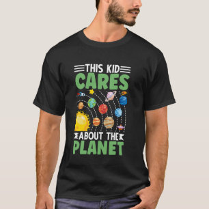 Camiseta Essa Criança Cuida Salve a Terra Ativista do Plane