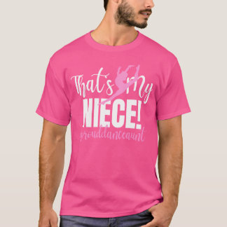 Camiseta Essa É A Minha Tia De Dança De Uma Dançarina A Dan