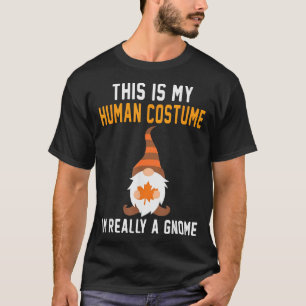 Camiseta Essa É Minha Fantasia Humana Na Verdade Sou Um Gno