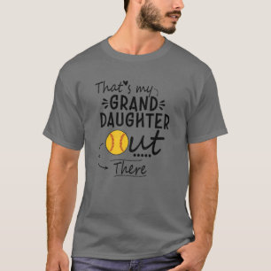 Camiseta Essa é minha neta lá fora vovó de softball