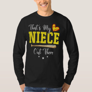 Camiseta Essa é minha sobrinha lá fora Tio Softball Orgulho