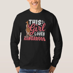 Camiseta Essa garota ama cangurus australianos