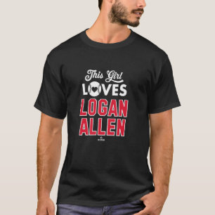 Camiseta Essa garota ama Logan Allen Cleveland Baseball MLB