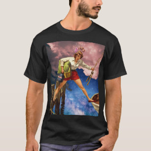 Camiseta Essa Garota Ama Pescar Com o Marido