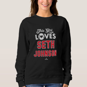 Camiseta Essa garota ama Seth Johnson Philadelphia Baseball