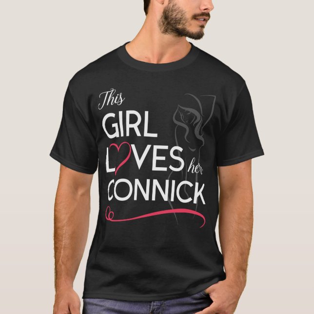 Camiseta Essa garota ama seu CONNICK (Frente)