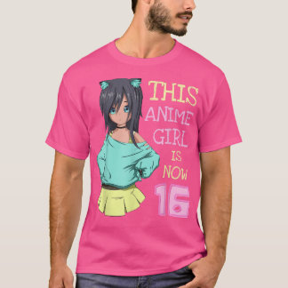 Camiseta Essa Garota De Anime Tem 16 Anos