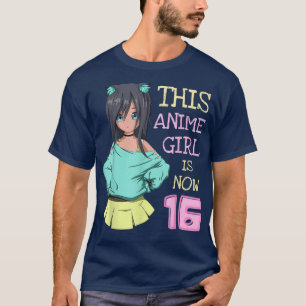 Camiseta Essa Garota De Anime Tem 16 Anos