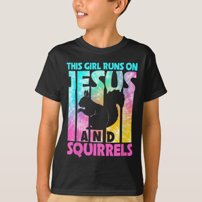 Camiseta Essa Garota Funciona Com Jesus E Amantes Engraçado (Frente)