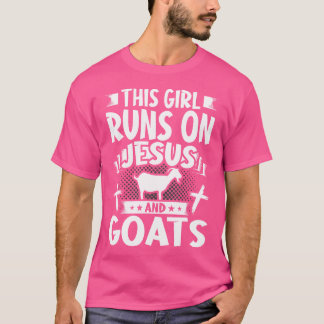 Camiseta Essa Garota Funciona Com Jesus E Caprinos