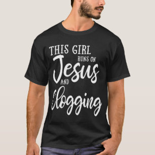 Camiseta Essa Garota Funciona Com Jesus E Gritando O Gift C