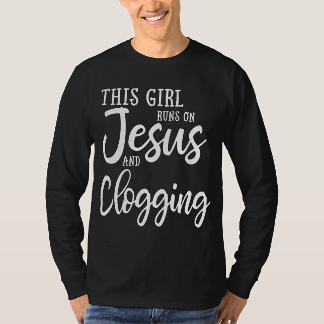 Camiseta Essa Garota Funciona Com Jesus E Gritando O Gift C (Frente)