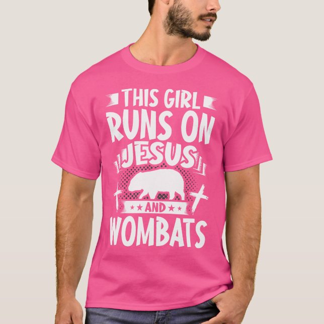 Camiseta Essa Garota Funciona Com Jesus E Mulheres (Frente)