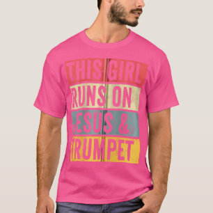 Camiseta Essa Garota Funciona Com Jesus E Tshirt De Trompet