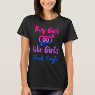 Camiseta Essa Garota Gosta de Garotas e Garotos Lésbica Bis