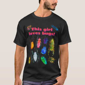 Camiseta Essa Menina Adora Insetos Insetos À Entomologia Do