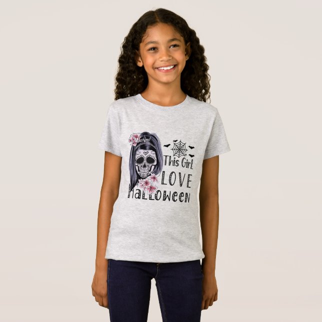 Camiseta Essa Menina Adorou Halloween (Frente Completa)