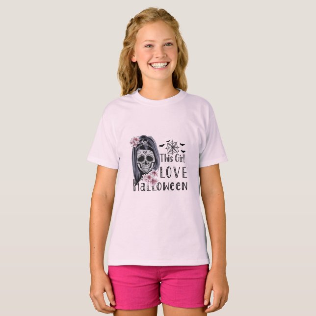 Camiseta Essa Menina Adorou Halloween (Frente Completa)