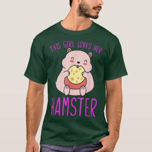 Camiseta Essa Menina ama Seus donos de hamsters de Hamster