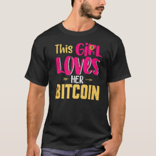 Camiseta Essa Menina Ama Suas Garotas De Moeda Criptográfic