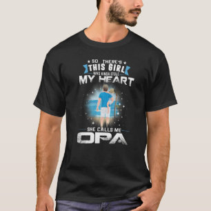Camiseta Essa Menina Que Meio Que Roubou Meu Coração Ela Me