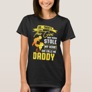 Camiseta Essa Menina Que Meio Que Roubou Meu Coração Ela Me