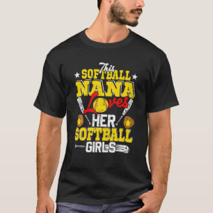Camiseta Essa Nana De Softball Ama A Matchi De Subolinha