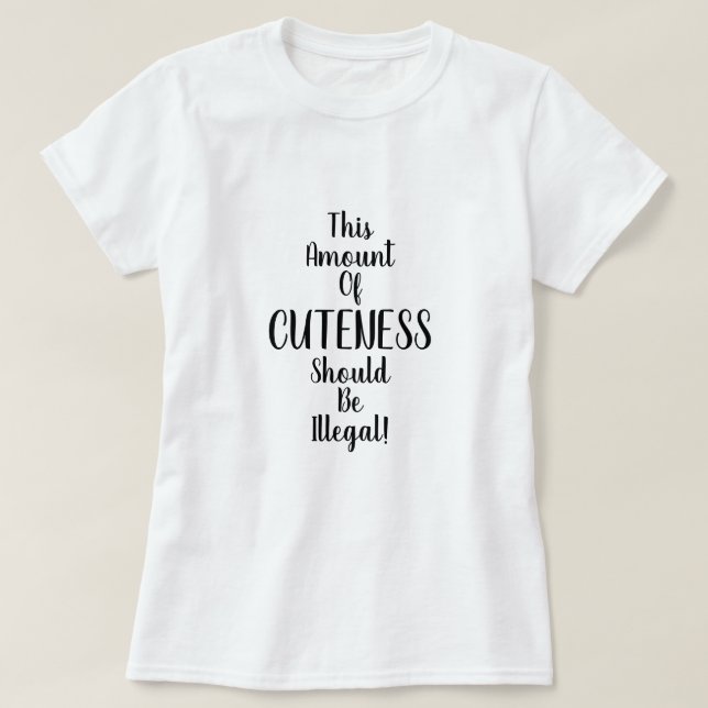 Camiseta Essa Quantidade de Fofoque Deve Ser Ilegal! Divert (Frente do Design)