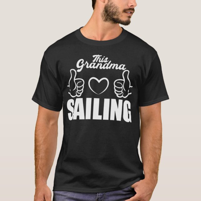 Camiseta Essa vovó ama mustang do rancho (Frente)