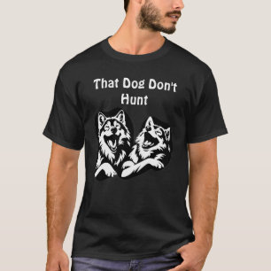 Camiseta "Esse Cachorro Não Caça" – Gráfico dos Lobos Rindo